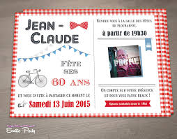 Invitation D Anniversaire Ou Retraite Personnalisable Theme Guinguette Birthday Cards To Print Anniversary Invitations Invitations