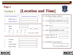 Using this online citizen police report system allows you to submit a report immediately and print a copy of the police report. Alabama Uniform Traffic Crash Report Page 1 Next To Begin Click Next Once The Traffic Crash Report Form Has Been Successfully Completed It Can Be Entered Ppt Download