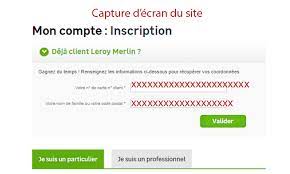 Te ofrecemos ventajas y servicios exclusivos para profesionales de la obra y la reforma. Leroy Merlin Mon Compte Suivre Ma Commande Gerer Ma Carte Maison