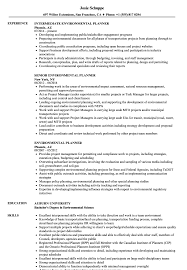 Maybe you would like to learn more about one of these? Environmental Planner Resume Samples Velvet Jobs