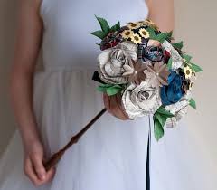 Harry potter paper flower boutonniere, harry potter corsage, corsage, boutonniere, paper rose bouton. Up Cycled Customized Harry Potter Wand Handled Bouquet Character Inspired Harry Potter Wand Harry Potter Wedding Theme Harry Potter Wedding Dress