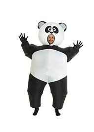 Black Blow Up Doll Morph Giant Panda Inflatable Blow Up Costume Costume Cosplay Costume Halloween Cool Things Th Panda Costumes Inflatable Costumes Animal Halloween Costumes