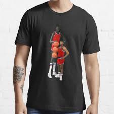 Muggsy bogues, point guard for the washington bullets stands beside billy. Manute Bol And Muggsy Bogues Art T Shirt By Rattraptees Redbubble