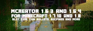 Over time, computers often become slow and sluggish, making even the most basic processes take more time than they should. Mcreator 1 6 3 For Minecraft 1 7 10 And 1 6 4 For 1 8 Mcreator