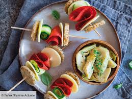 Des idées d'entrées pour noël et le jour de l'an. Apero Gourmand Nos Recettes Chics Et Faciles Femme Actuelle Le Mag