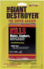 There are three main methods to fight a vole: The Giant Destroyer Mole And Gopher Gasser 4 Pack At Menards