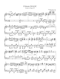 Demon slayer intro piano sheet music. Ultimate Magic Kenja No Mago Sheet Music Piano Sheet Music Sheet