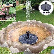 Solar Powered Easy Bird Fountain Kit Bird Fountain Bird Bath Solar Fountain