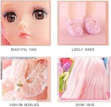 Little Bado Girls 1/6 SD BJD Doll 10 Inch 13 Removable Joints Dolls for Age  3+Year Old Girls Dolls Kids Dolls for Baby Cute Doll Toy with Clothes and  Shoes Birthday for
