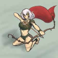 OC] Sakihana, the Wood Elf DruidRanger : rDnD