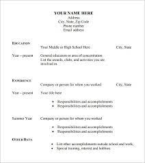 Maybe you would like to learn more about one of these? Free 6 Sample Blank Cv Templates In Pdf Ms Word