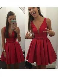 Vestiti corti donna dei migliori. Rosso Abiti Da Cerimonia Corti Hebeos It