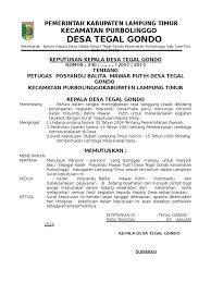 Pasal 3 sasaran yang dicapai dari kegiatan ini: Contoh Sk Posyandu