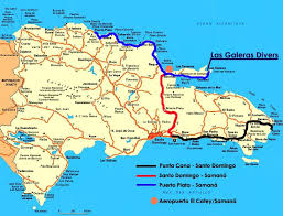 Mapa de la república dominicana por región. Dominican Republic Map Dominican Republic Map Road Trip Map Diving School