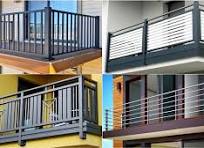 100 Modern Balcony Grill Design Ideas 2024 | Iron Railing Ideas | Handrails  Steel Railing Design