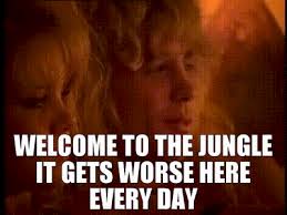 Welcome to the jungle animated image &gifs. Yarn Welcome To The Jungle It Gets Worse Here Every Day Guns N Roses Welcome To The Jungle Video Gifs By Quotes 77e2fa89 ç´—