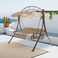 It has a classic look that's the perfect addition to any outdoor. Patio Swings Patio Swings Hammocks The Home Depot Canada