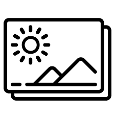 High quality internet button on white. Gallery Icon