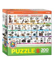 Eurographics Inventors Their Inventions 200 Piece Puzzle