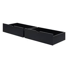 Sunset trading's care and attention to detail meets and exceeds industry standards, making the name sunset trading synonymous with the highest standard for customer satisfaction and dedication, by providing you, the customer, creative, innovative designs at the best available prices. Donco Trading Company Kids Bed Components 505 Bk Dual Underbed Drawers Black Underbed Storage Drawer From Al S Furniture Denton Texas