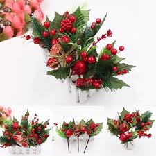 These traditional holiday plants are standard holiday decorations for this bright plant is native to mexico and became popular for christmas decorations in the u.s. Christmas Artificial Flowers Plant Berries Diy Fake Plant Berries Wreath Ornaments Home Christmas Decoration Photography Scenery Accessories Shopee Thailand