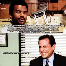 Craig Robinson Steve Carell The Office Theoffice Darryl Michael Scott Michaelscott Funniest Office Moments I Love To Laugh Funny Joke Quote