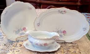 Vintage Winterling Finest Bavarian China Made In Germany Etsy Serving Piece Serving Bowls Gravy Boat