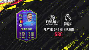Fifa 21 ultimate team en 3djuegos: Fifa 20 Kevin De Bruyne Pots 2020 Premier League Winner Player Of The Season Requirements And Solutions Fifaultimateteam It Uk
