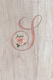 Hgtv.com features eclectic yet modern room designs from design star winner emily henderson. S Letter S Journal Rose Gold On Wood Personalized Notebook Monogram Initial 6 X 9 Baby Grass Design Amazon In Books