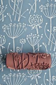 You can customize your diy wall decor with your favorite combination of paint colors and wall stencil patterns. Tussock Patterned Paint Roller Etsy
