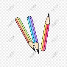 Ilustrasi Pensil Warna Warni Yang Digambar Tangan Png Grafik Gambar Unduh Gratis Lovepik