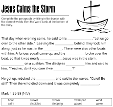 Jesus is the good news!. Jesus Calms The Storm Completa Los Espacios Sermons4k