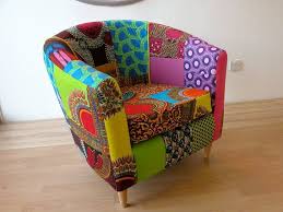Silla De Retazos Patchwork Furniture Patchwork Chair Chair Design