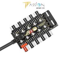 Cheap 1 To 5 Ports Fan Hub Splitter 4 Pin Pwm Regulator 12V Psu For Cpu  Cooler Case | Joom