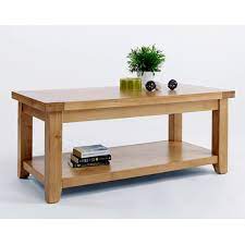 Anchor the living room with a modern coffee table. Carolina Large Oak Coffee Table With Thick Top Buy Coffee Tables Online Discount Coffee Tables Uk