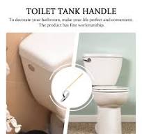 UKCOCO 2 Stk Wc-spülschlüssel Dekorativer Toilettenspülhebel Wc-spülgriff  Spülhebelgriff Einmaliger Druck Wc-ersatzspülgriff Einzeldruckspülung ...