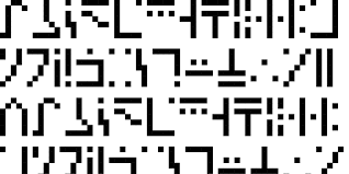 The text generator section features simple tools that let you create graphics with fonts of different styles as well as various text effects; Minecraft Standard Galactic Alphabet Fontstruct