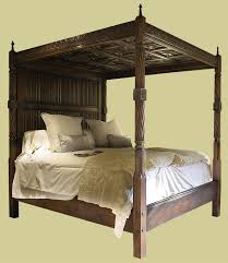4.1 out of 5 stars. Early Tudor Style Hand Carved Solid Oak Four Poster Bed