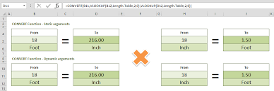 How To Convert Feet To Inches And Vice Versa In Excel