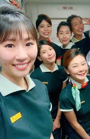 This includes four domestic cities, as well as destinations in asia, the middle east, oceania, europe and north america. Flight Attendants Wishing Me A Happy Birthday Picture Of Eva Air Tripadvisor