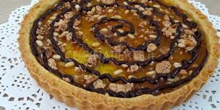 Crostata Con Marmellata Di Arance Amare Amaretti Di Saronno E Cioccolato Fondente Senza Linea