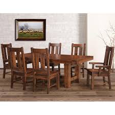 Our wood, stain and paint types can result in hundreds of possible combinations. Sumner Amish Dining Room Set Rustic Amish Furniture Cabinfield Fine Furniture