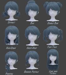 I know a lot of people out. Artstation Anime Hairstyles Pack 9 Types Of Hairstyles Resources