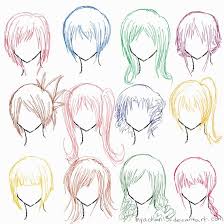 Because the pigtails pull the hair on two sides you can mark two humps at this point already. Anime Girl Long Hair Cute Drawings Novocom Top