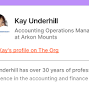 Profile Picture of Kay Underhill - Accounting Operations Manager at Arkon Mounts - The Orgon Google
