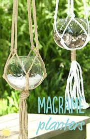 Diy 5 Minute Macrame Planters Diy Macrame Plant Hanger Macrame Planter Macrame