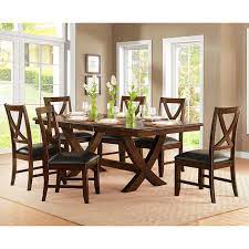 Valentia 7 Piece Dining Set Costco Furniture Dining Table Bayside Furnishings Extendable Dining Table