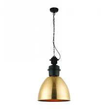 Due to the vast amount of available styles, modern pendant light fixtures allow you to customize your space by either for task lighting, opt for cylinder, cone, and teardrop pendant lighting fixtures for a more directed light. Industrial Style Black And Brass Ceiling Pendant Lighting Company