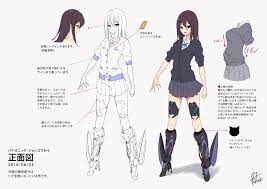 2 twitter イラスト 設定画 深井