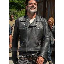 Pin On The Walking Dead Jeffrey Dean Morgan Negan Black Jacket